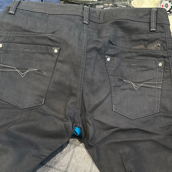 Nudie Jeans Men's Black Denim Jeans - Picture 2 of 3